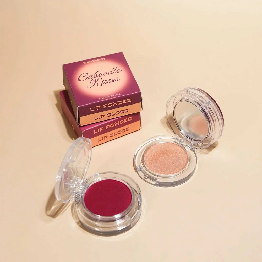 Korean Beauty 3pc Bundle Lip Gloss Liner Starcrossed Caboodle Kisses Claudia NIB